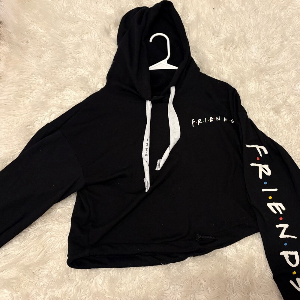 “Friends” Hoodie with Colorful Lettering